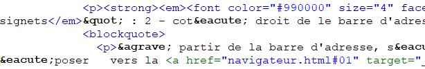 code html